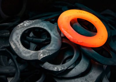 Hot forging